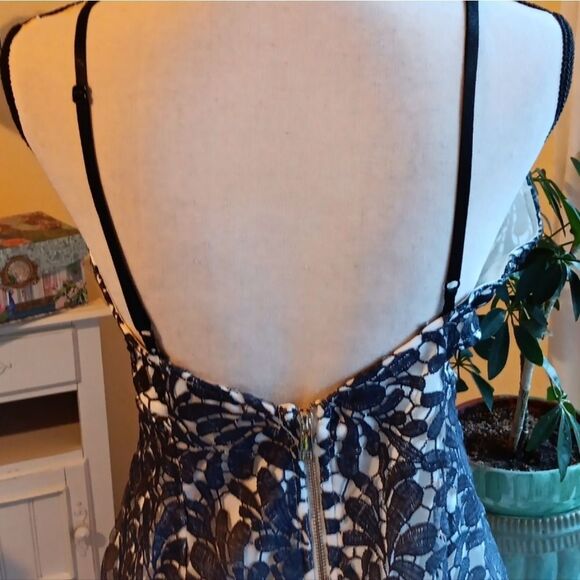 Fashion Nova Lace Ombre Cut-Out Mini Dress. Cocktails, Evening,  Fairycore - Picture 10 of 14